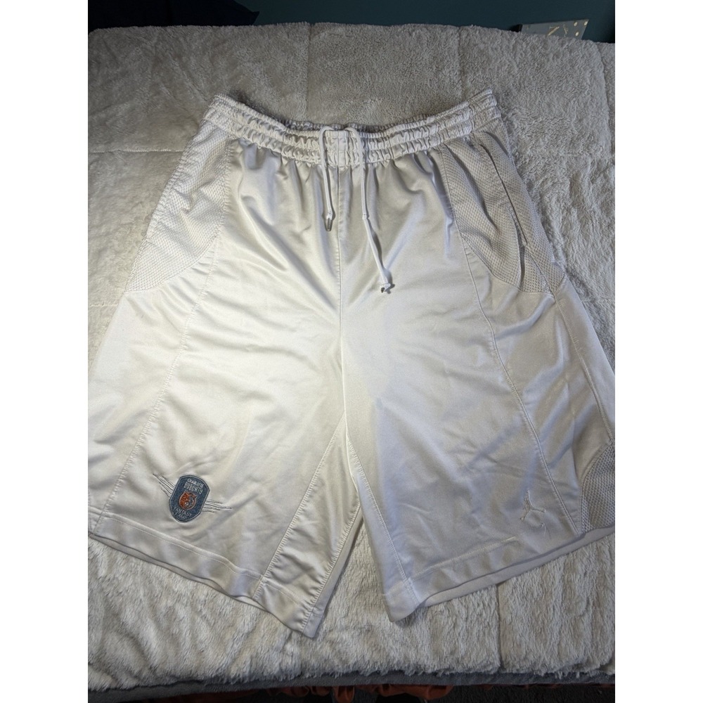 Jordan Vintage Shorts Mens XL White Baggy Basketball